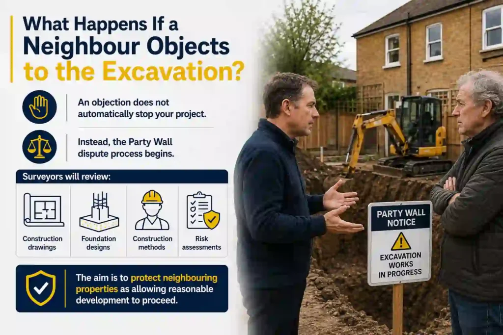 The Complete Guide to Section 6 Excavation Notices 3 What Happens If a Neighbour Objects to the Excavation Maidstone