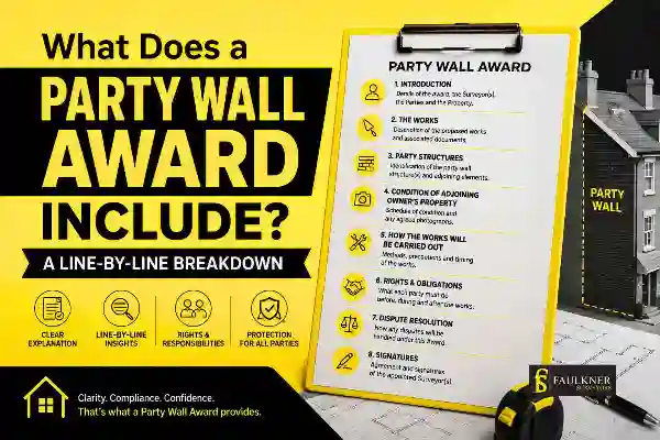 Party Wall Awards Explained Line-by-Line: What Property Owners and Neighbours Need to Know 1 What Does a Party Wall Award Include? A Line-by-Line Breakdown Maidstone